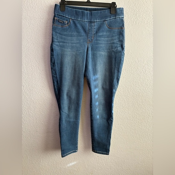 Nine West Women's Jeans Heidi Pull On Skinny Crop 6 - Picture 2 of 13